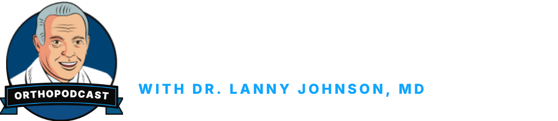 Orthopodcast logo (white)